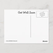 Funny Get Well Humor Postcard  ポストカード (裏面)