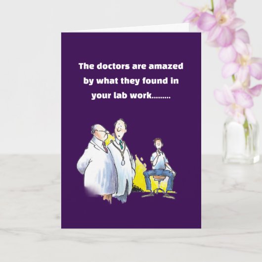 Funny get well wish beer drinker カード (蘭)