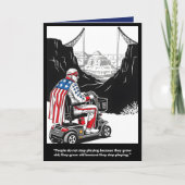 Funny getting older Birthday Card カード (正面)