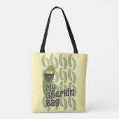 Funny Gherkin Fashion Parody Design トートバッグ (裏面)