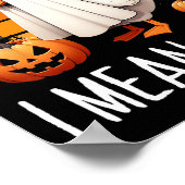 Funny Ghost Goose Honk I Mean Boo  ポスター (角)