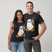 Funny Ghost Parrot Pumpkin Halloween Kids Mens Wom Tシャツ (ユニセックス)