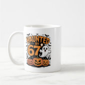 Funny Ghost T Pumpkin Halloween - Haunted  コーヒーマグカップ (左)