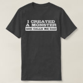 Funny Gift for Dad from Daughter First Father's Da Tシャツ (デザイン正面)