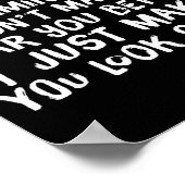 Funny Gift For Deaf People Hearing Joke  ポスター (角)