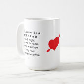 Funny Gift For Rockstar Dad, Custom  コーヒーマグカップ (正面左)