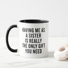 Funny Gift For Sister Mug Christmas Gift マグカップ