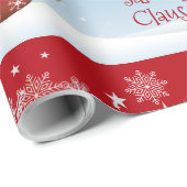Funny Gift From Santa Rudolph Snowflakes Kids   ラッピングペーパー (ロールコーナー)