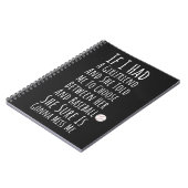 Funny Gift Ideas For Baseball Players Him Team Men ノートブック (左側)