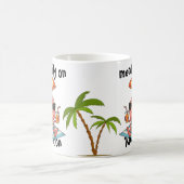 Funny Gift Mug - Brain in Vacation Mode コーヒーマグカップ (中央)