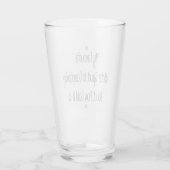 Funny Gift Quote My Favourite Winter Sport Glass タンブラーグラス (裏面)