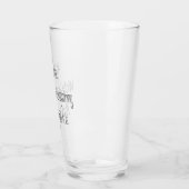 Funny Gift Quote My Favourite Winter Sport Glass タンブラーグラス (左)