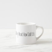 Funny Gift Quote My Favourite Winter Sport Mug エスプレッソカップ (右)