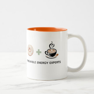 Funny gift Renewable Energy expert ツートーンマグカップ