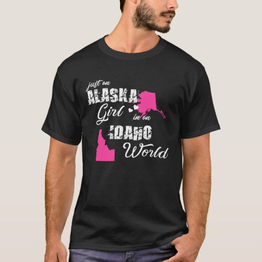 Funny Gifts Alaska Shirts Just an Alaska girl in a Tシャツ (正面)