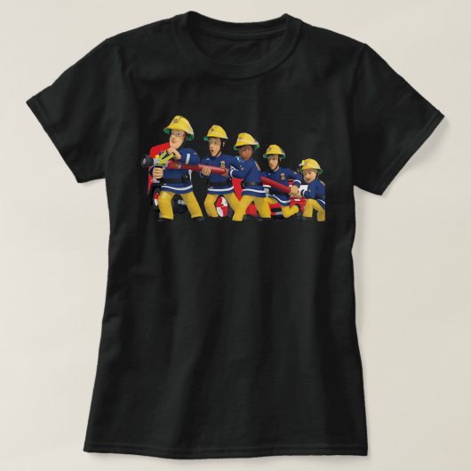 Funny Gifts Fireman Children Cartoons Sam Idol Gif Tシャツ (デザイン正面)