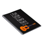 Funny Gifts For A Beginner Guitar Player Guitarist ノートブック (右側)