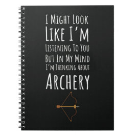 Funny Gifts For Archery Hunter Bow Arrow Sport ノートブック