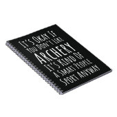 Funny Gifts For Archery Lovers Bow And Arrow Sport ノートブック (右側)