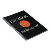 Funny Gifts For Basketball Lovers Player Sport Fan ノートブック (右側)