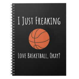 Funny Gifts For Basketball Lovers Player Sport Fan ノートブック