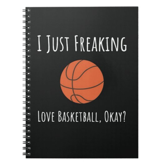 Funny Gifts For Basketball Lovers Player Sport Fan ノートブック (正面)