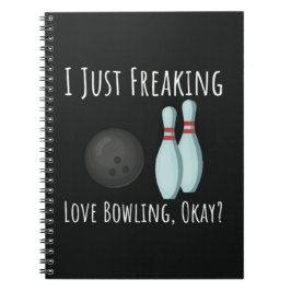 Funny Gifts For Bowling Lovers Bowler Sport Humor  ノートブック