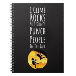 Funny Gifts For Climbers Bouldering Rock Climbing  ノートブック