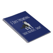 Funny Gifts For Husky Lovers Siberian Dog Women ノートブック (右側)