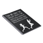 Funny Gifts For Marathon Runners Running 10k Quote ノートブック (右側)