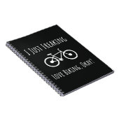 Funny Gifts For Mountain Bikers Biking Cycling ノートブック (右側)