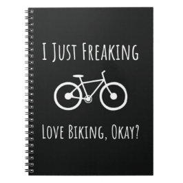 Funny Gifts For Mountain Bikers Biking Cycling ノートブック