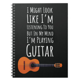 Funny Gifts For People Who Play Guitar Guitarist ノートブック