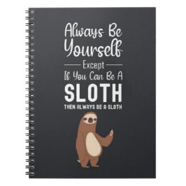 Funny Gifts For Sloth Lovers Humor Animals Joke ノートブック