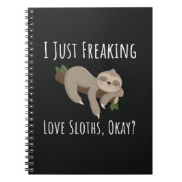 Funny Gifts For Sloth Lovers Humor Joke ノートブック