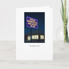 Funny Gifts R Us Irreverent カード