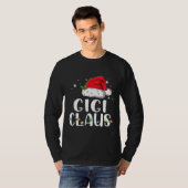 Funny Gigi Claus Christmas Pajamas Santa  Tシャツ (正面フル)