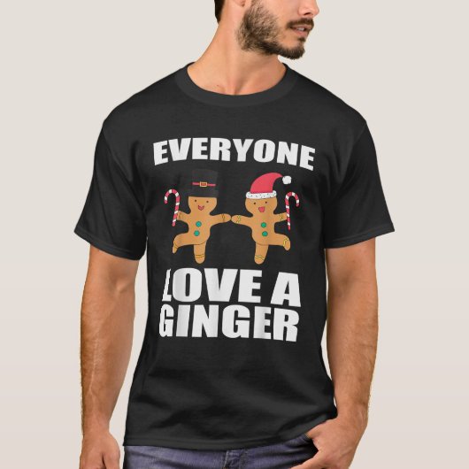 Funny Ginger Redhead Christmas Humor Family Matchi Tシャツ (正面)