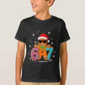 Funny Gingerbread 67 Six Seven Ice Cream Drip Chri Tシャツ (正面)