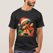 Funny Gingerbread Dabbing Six Seven 67 Meme Christ Tシャツ (正面)