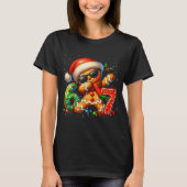Funny Gingerbread Dabbing Six Seven 67 Meme Christ Tシャツ (正面)