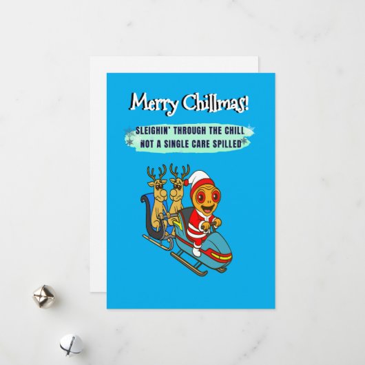 Funny Gingerbread Holiday – Printable Xmas Card シーズンカード (正面/裏面インサイチュ)