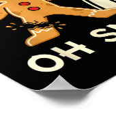 Funny Gingerbread Man 67 Six Seven For Adult Kids ポスター (角)