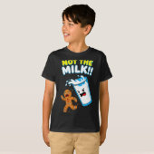 Funny Gingerbread Man Not The Milk Pun Cookies Wom Tシャツ (正面フル)
