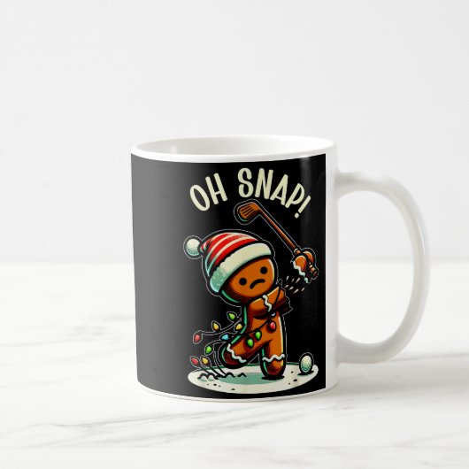 Funny Gingerbread Man Pajamas & Pjs Xmas Holid コーヒーマグカップ (右)