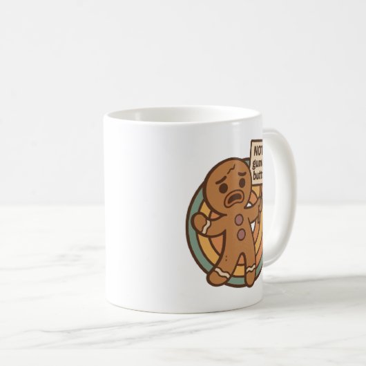 Funny Gingerbread Mug – Gingy Holiday Design コーヒーマグカップ (正面右)