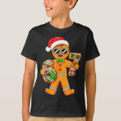 Funny Gingerbread Six Seven 67 Gingerbread Man Xma Tシャツ (正面)