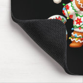 Funny Gingerbread Six Seven 67 Ice Cream Drip Chri マウスパッド (コーナー)