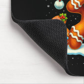 Funny Gingerbread Six Seven 67 Ice Cream Drip Chri マウスパッド (コーナー)