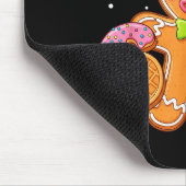 Funny Gingerbread Six Seven 67 Ice Cream Drip Chri マウスパッド (コーナー)